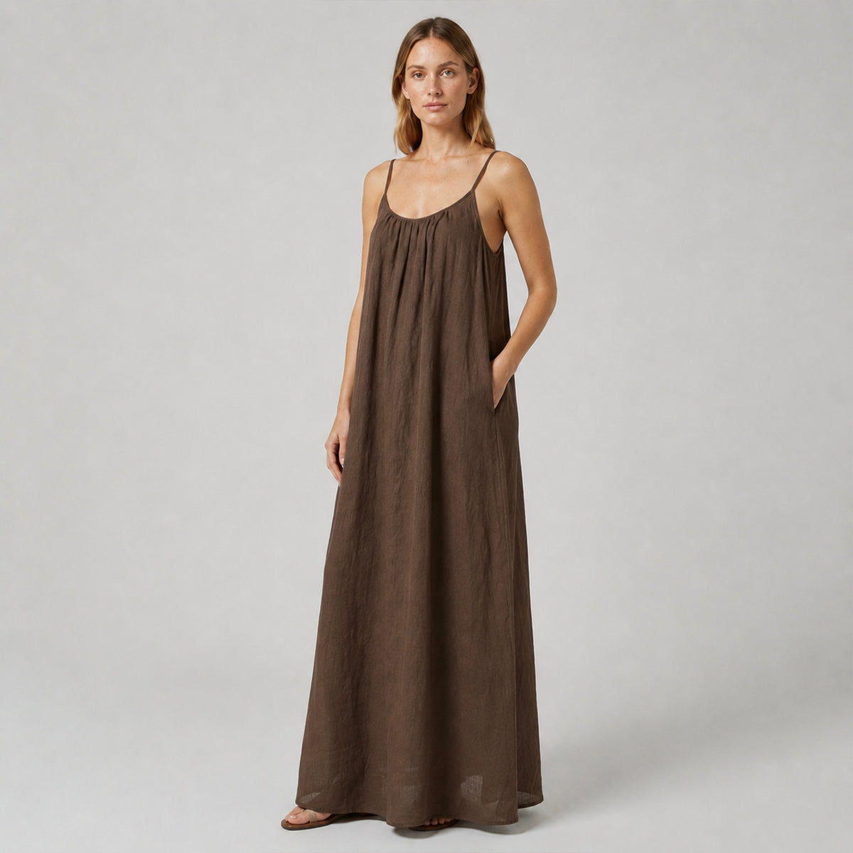 Crimson Nights Maxi Dress