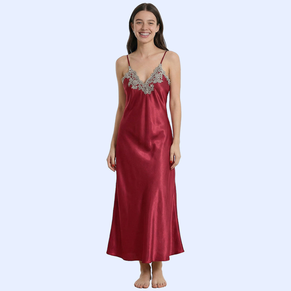 Camicia da Notte Fluttuante in Seta - Biancheria da Notte e Vestito