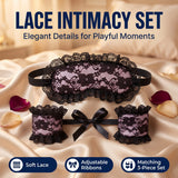 Lace Bind Set - Intimacy Blindfold & Handcuffs Set