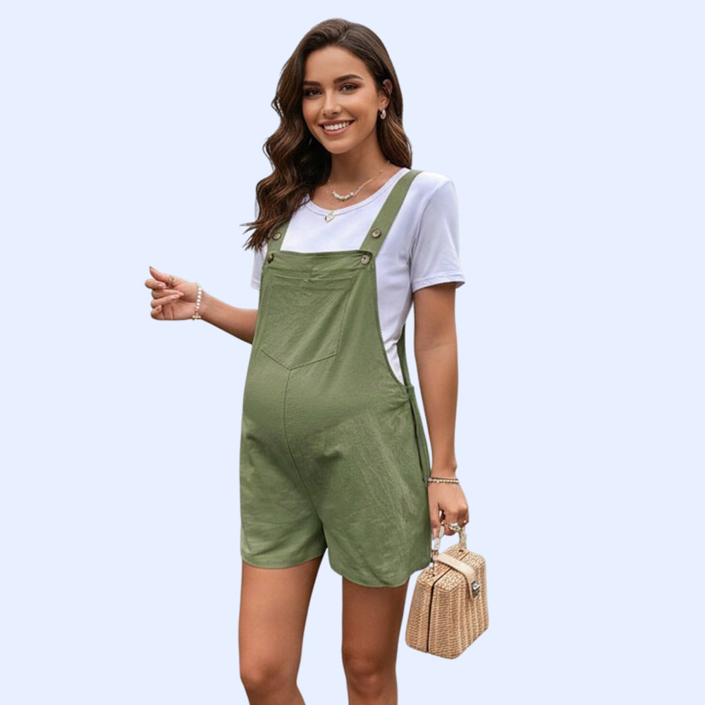 Maternity Cotton Jumpsuit
