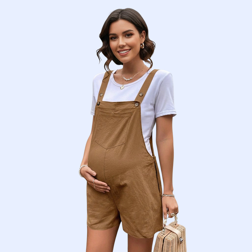 Maternity Cotton Jumpsuit