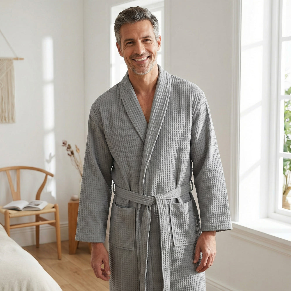 Bata de Algodón de Lujo para Hombre