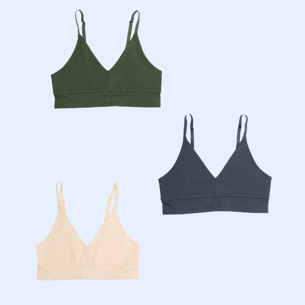 Reggiseno a T-Shirt Classico in Cotone (Confezione da 3)
