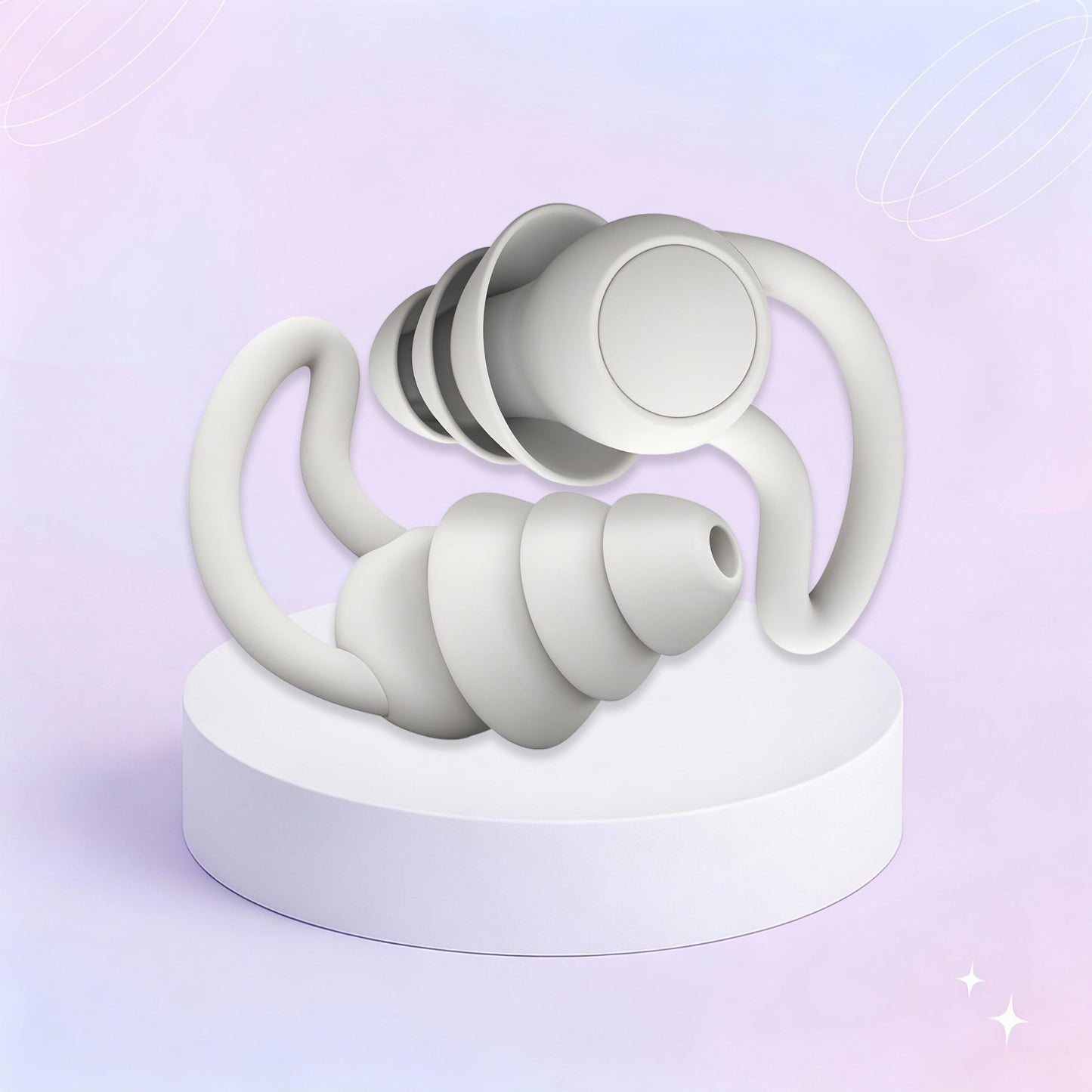 Tappi per le orecchie con cancellazione del rumore - Tappi per le orecchie morbidi riutilizzabili per il sonno e i viaggi