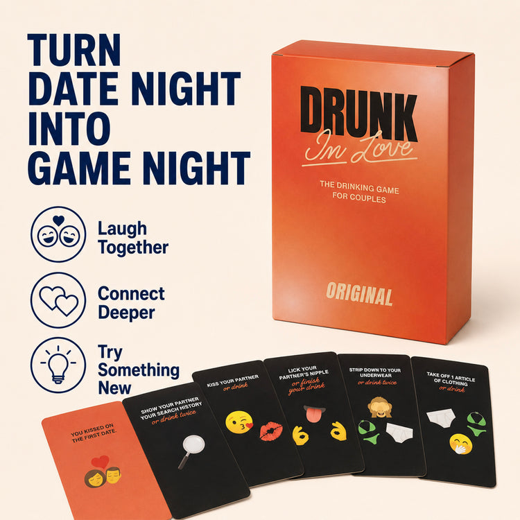 Drunk In Love - Couples Drinking Card Game
