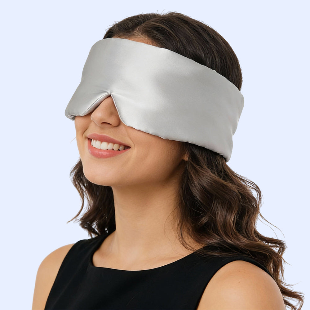 Luxurious Wide Padded Silk Sleeping Eye Mask