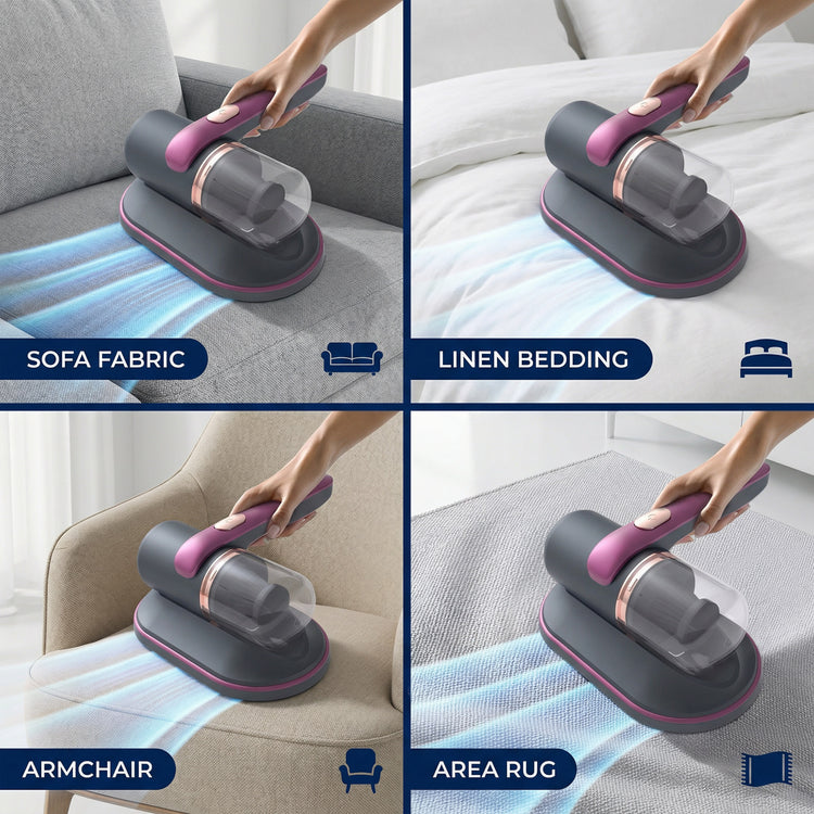 Dust Vacuum & Iron – Ideal for Furniture, Bedding, Mattresses & Pet Hair