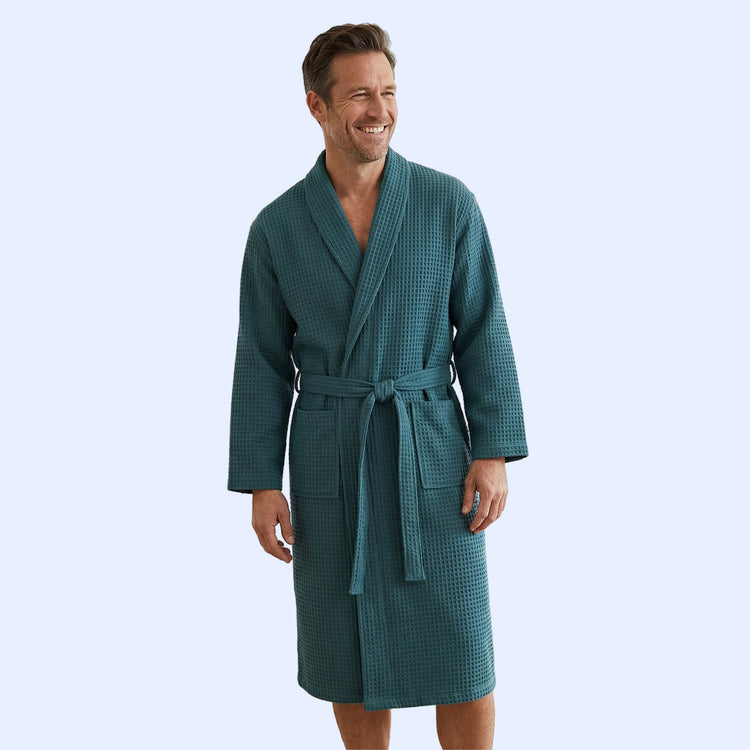 Bata de Algodón de Lujo para Hombre