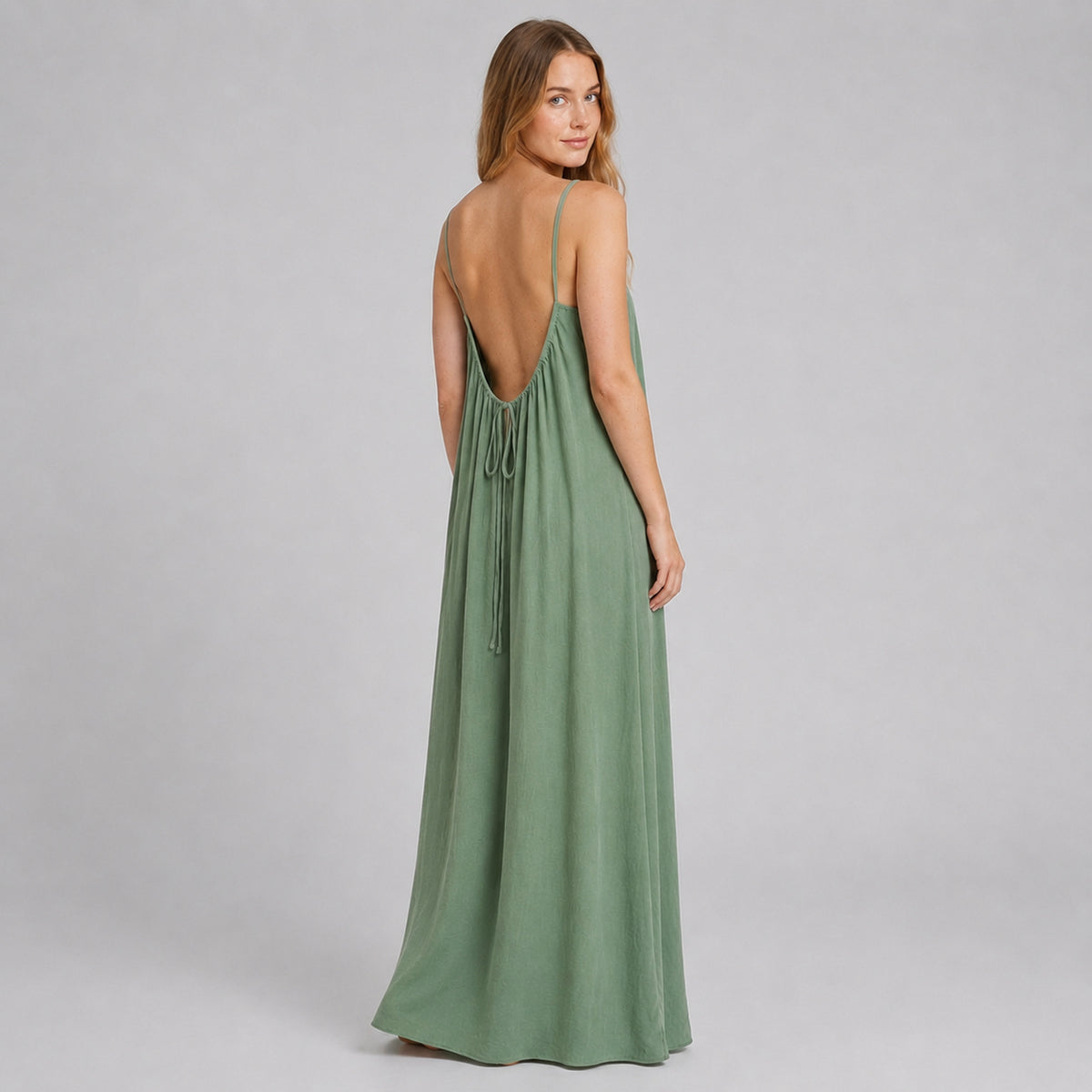 Crimson Nights Maxi Dress