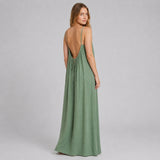 Crimson Nights Maxi Dress