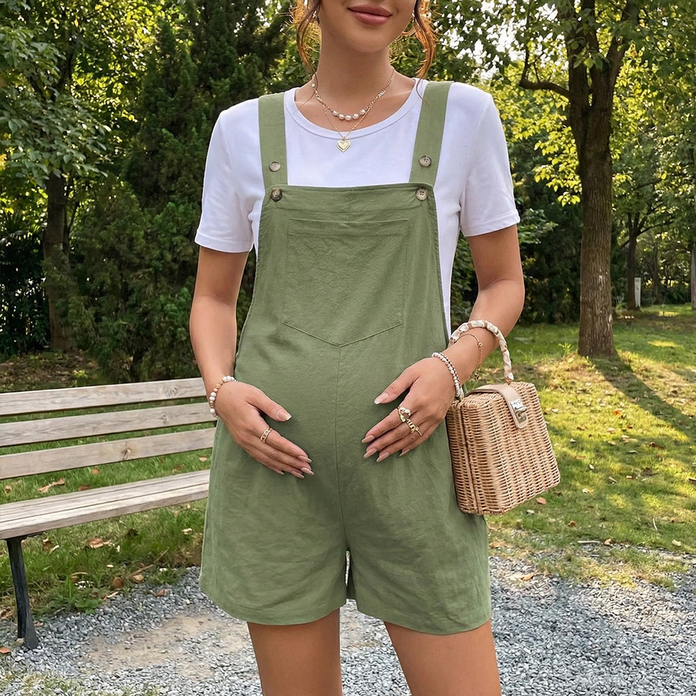 Maternity Cotton Jumpsuit