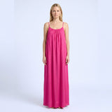 Crimson Nights Maxi Dress