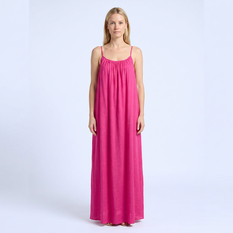 Crimson Nights Maxi Dress