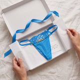Personalized Lace Thongs