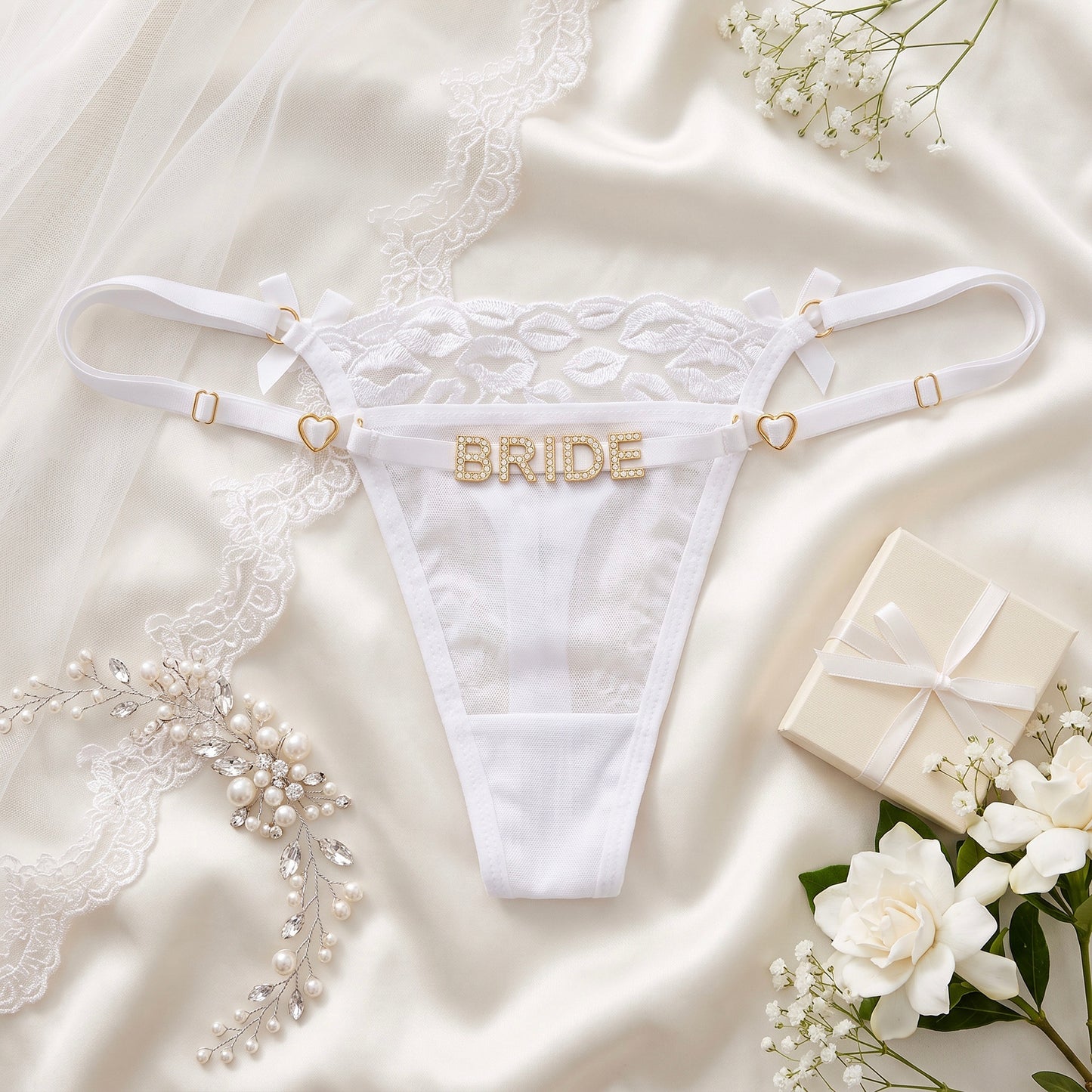 Personalized Lace Thongs