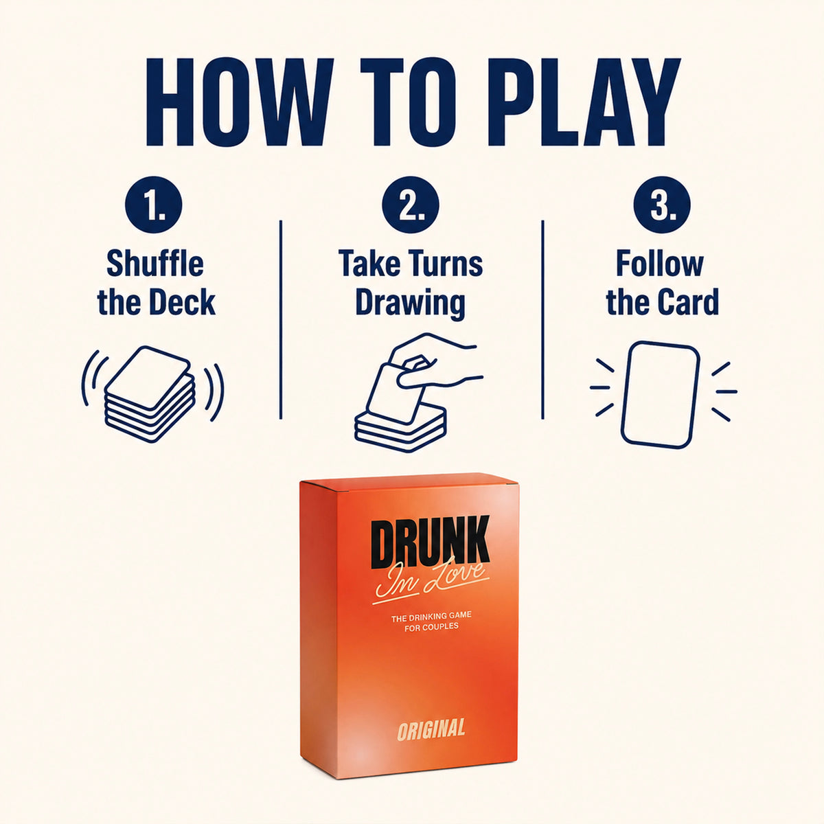 Drunk In Love - Couples Drinking Card Game