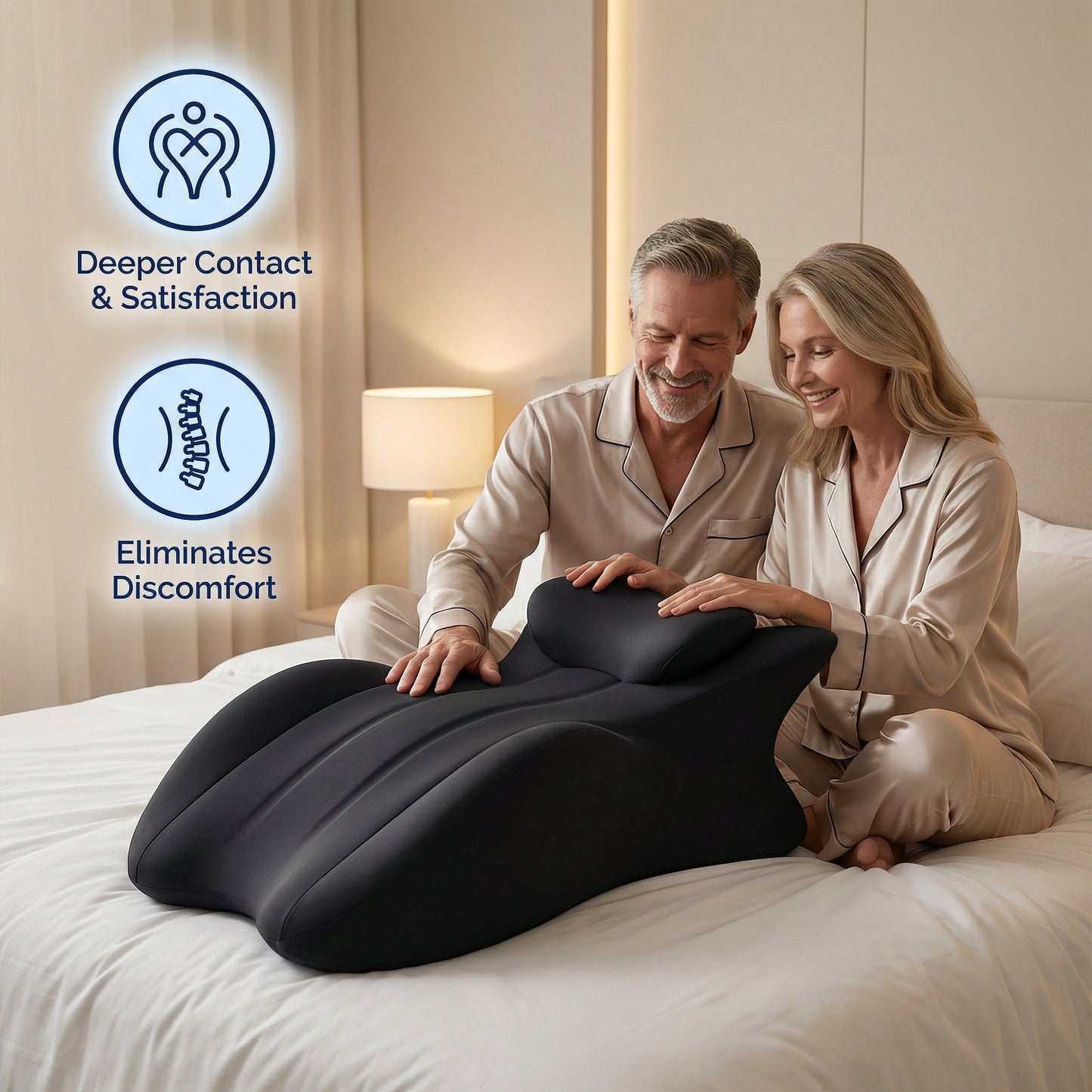 Cuscino Impermeabile di Supporto per l’Intimità – Comfort per Ogni Posizione