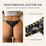 Personalized Lace Thongs