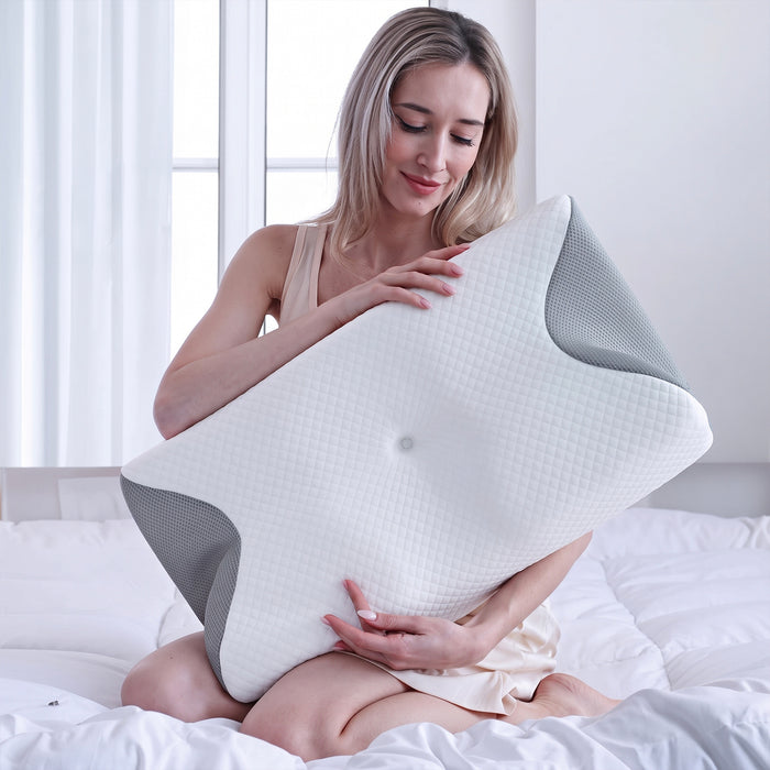Butterfly Memory Foam Cervical Pillow For Neck & Shoulder - Buy 1 Get 1 Free