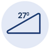 27° Incline