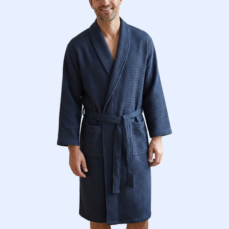 Bata de Algodón de Lujo para Hombre
