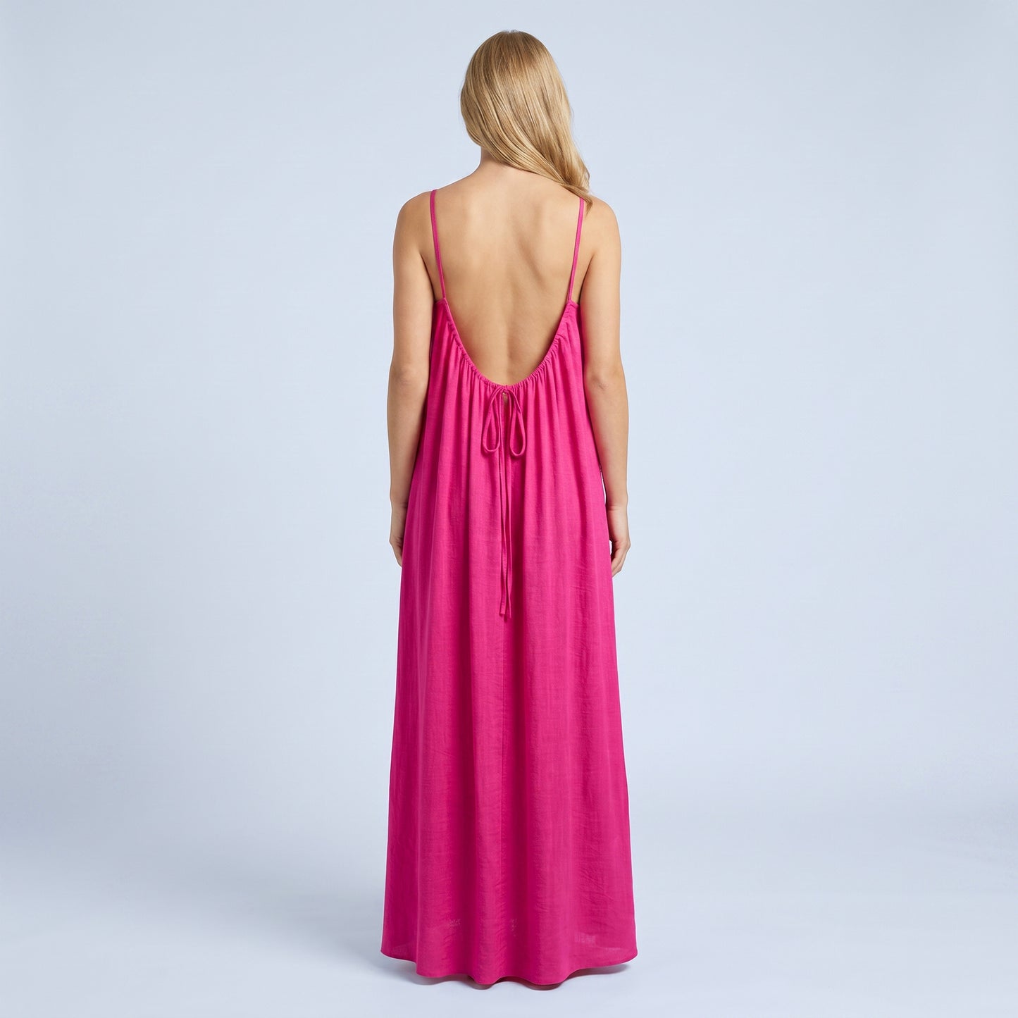 Crimson Nights Maxi Dress