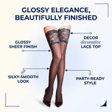 Aurora Shine Thigh High Stockings