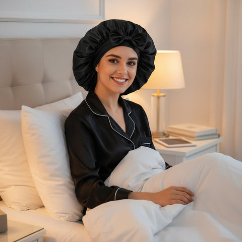 All-Night Satin Bonnet - Stays On All Night Guaranteed