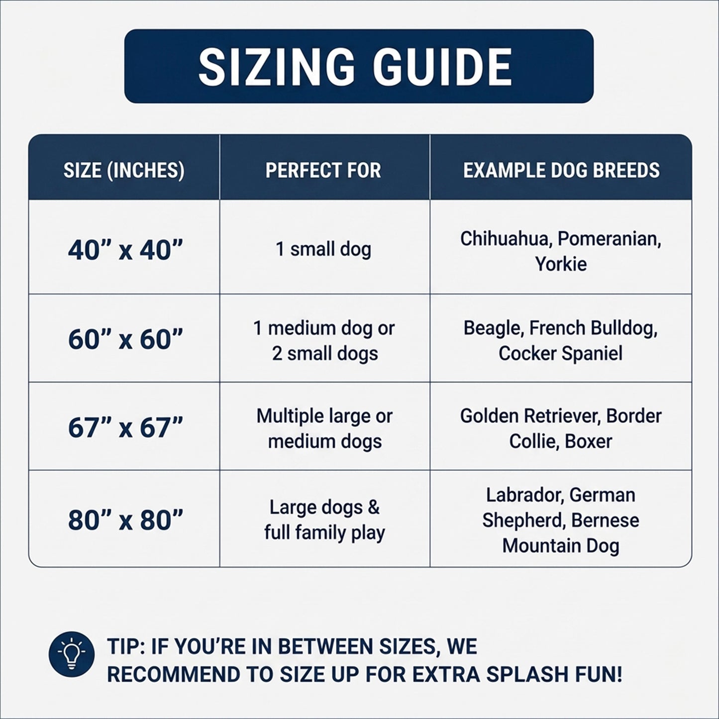 Pet Splash Pad
