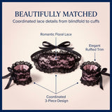 Lace Bind Set - Intimacy Blindfold & Handcuffs Set