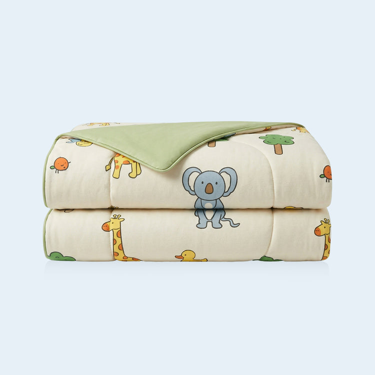 Kids and Toddlers Ice Cooling Calming Blanket - Reversible Dual-sided Design - Buy 1 Get 1 FREE