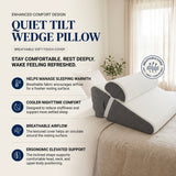 Quiet Tilt - Anti-Snoring Wedge Pillow