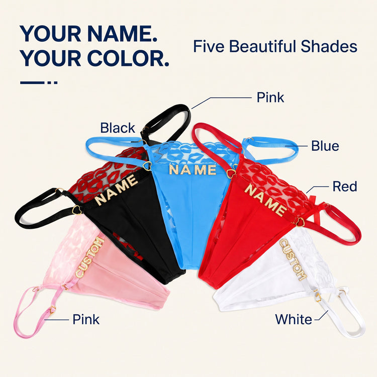 Personalized Lace Thongs