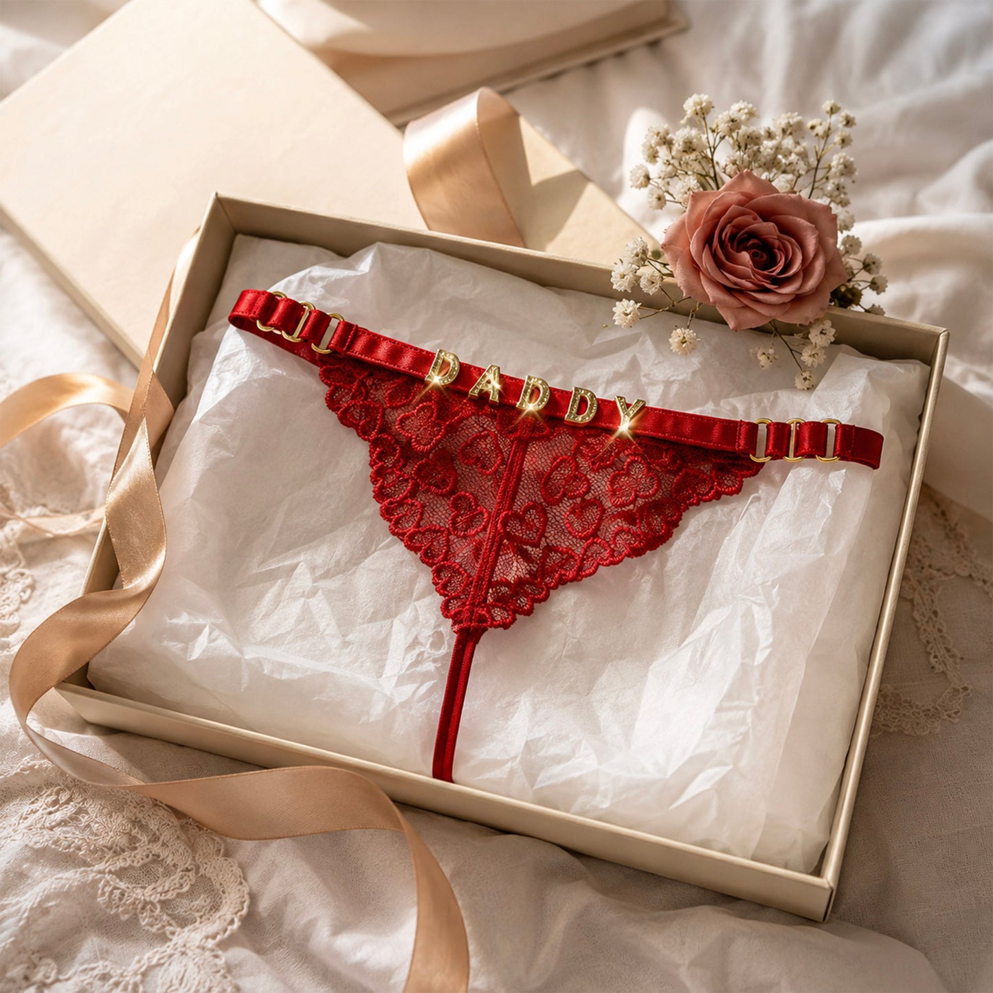 Personalized Lace Thongs