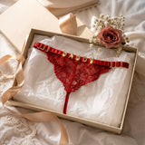 Personalized Lace Thongs