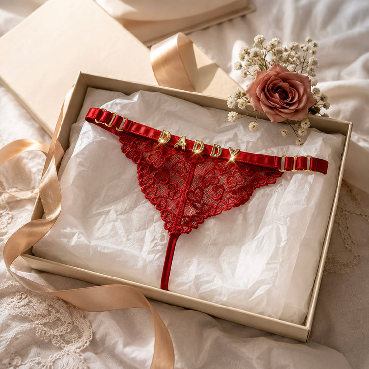 Personalized Lace Thongs