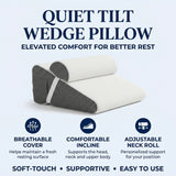 Quiet Tilt - Anti-Snoring Wedge Pillow