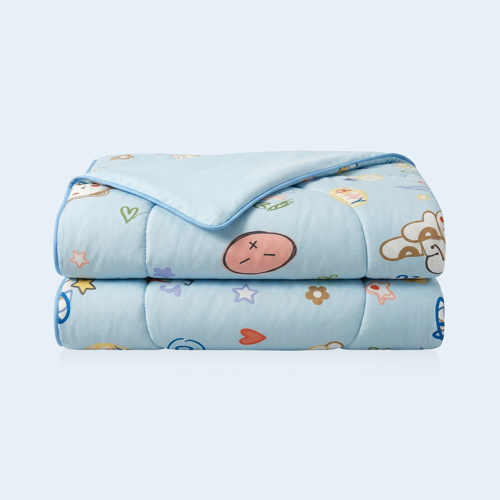 Coperta Rinfrescante e Calmante per Bambini e Neonati - Design Reversibile a Doppia Faccia - Compra 1 e Ricevi 1 GRATIS