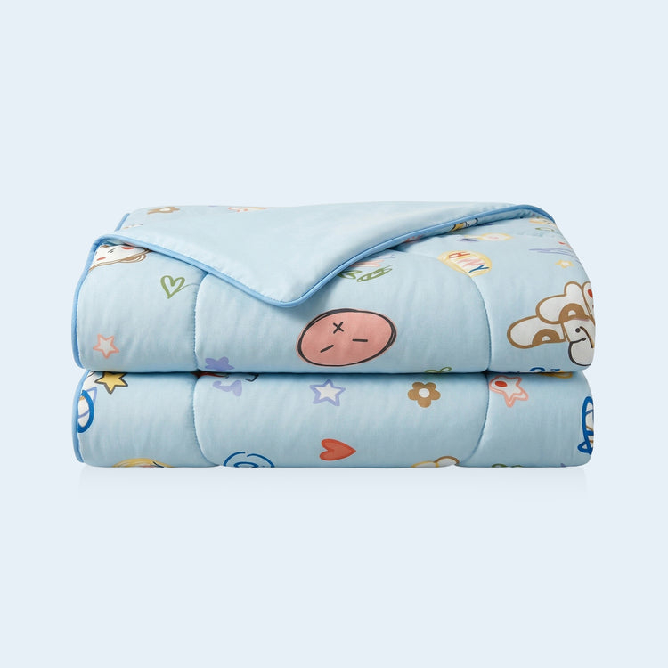 Kids and Toddlers Ice Cooling Calming Blanket - Reversible Dual-sided Design - Buy 1 Get 1 FREE