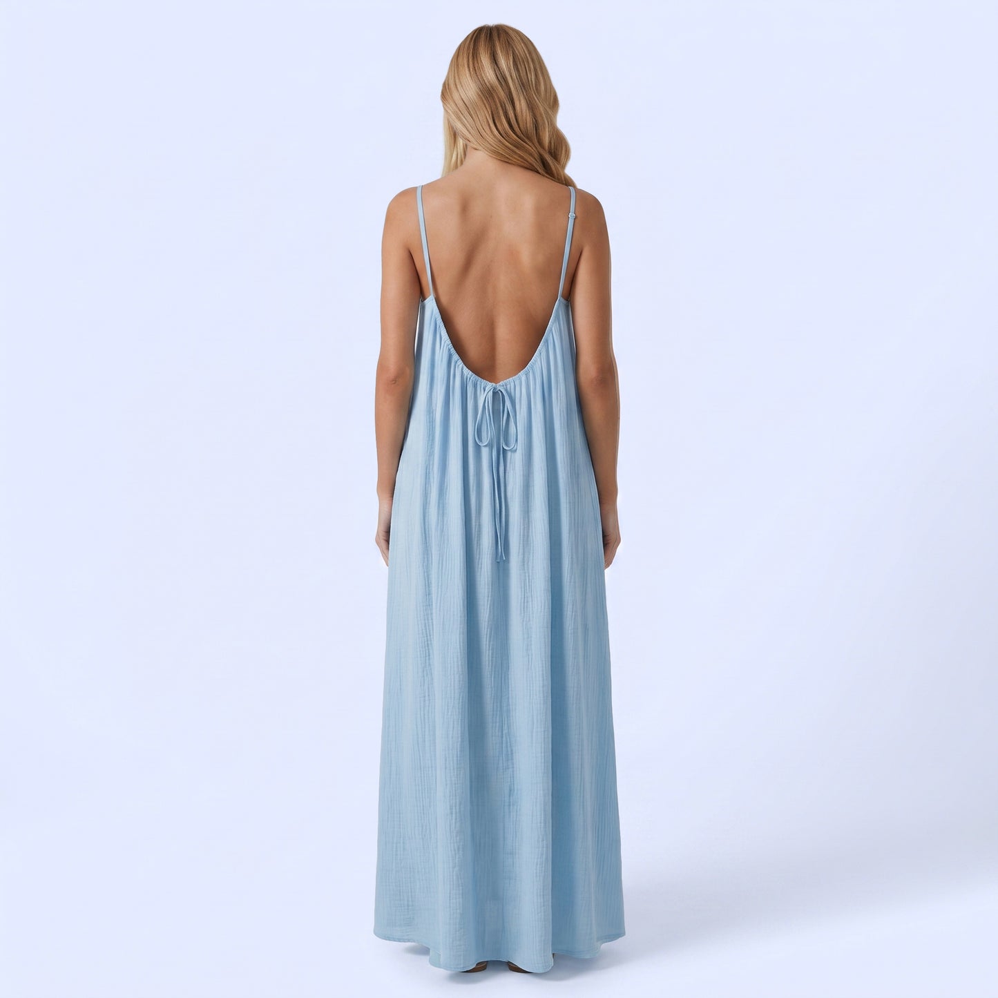 Crimson Nights Maxi Dress