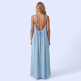 Crimson Nights Maxi Dress