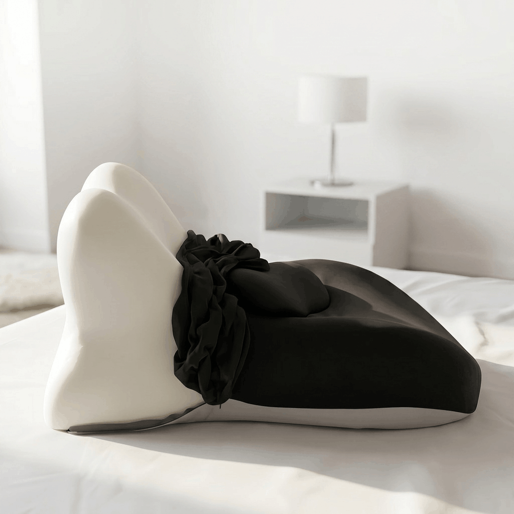 Extra Pillowcase for Intimacy Support Pillow Black