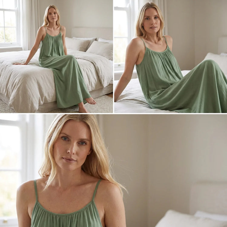 Crimson Nights Maxi Dress