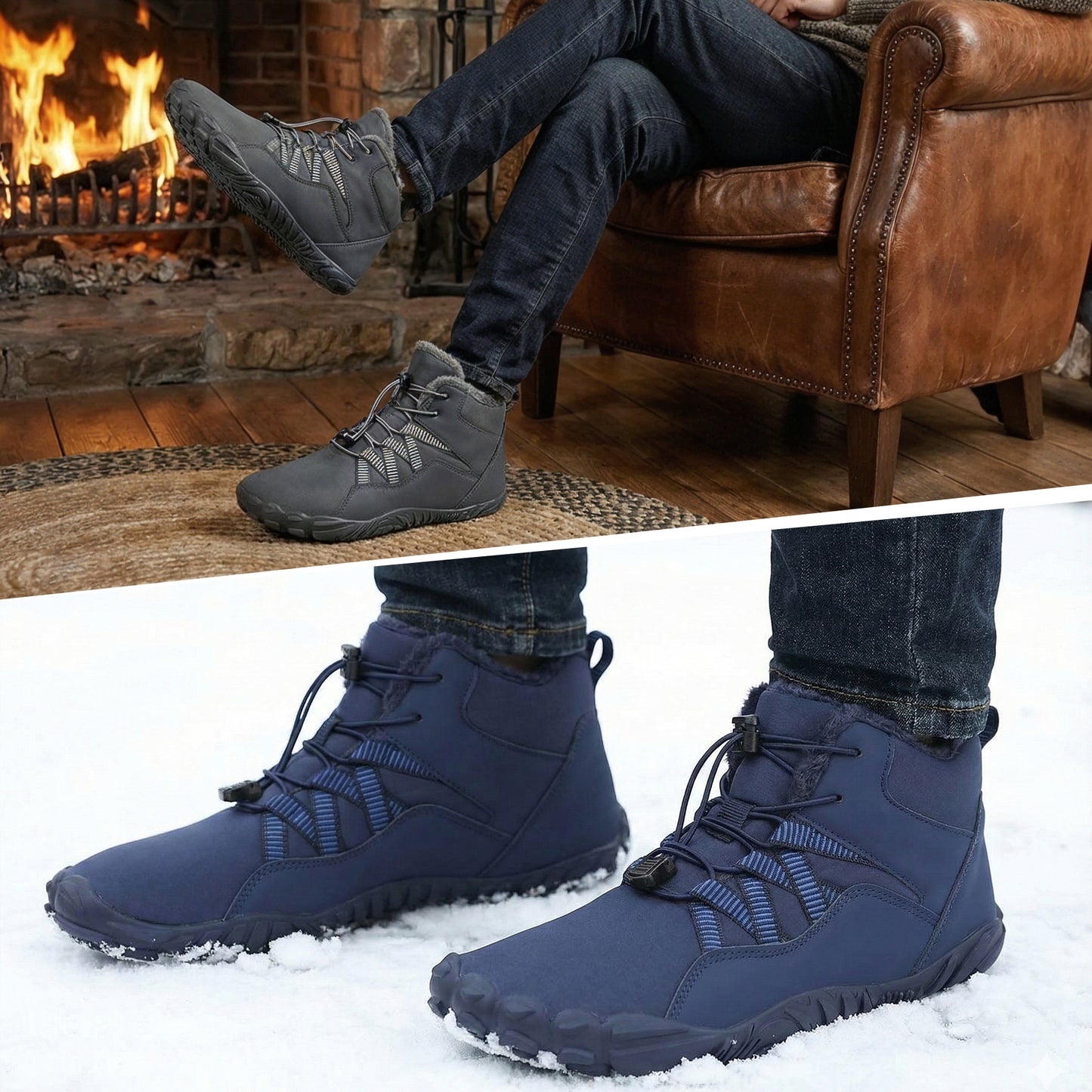 Winter Barefoot Shoes - Warm & Flexible