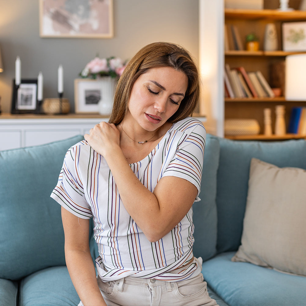 Side sleepers feel  pressure on their shoulders  and arms