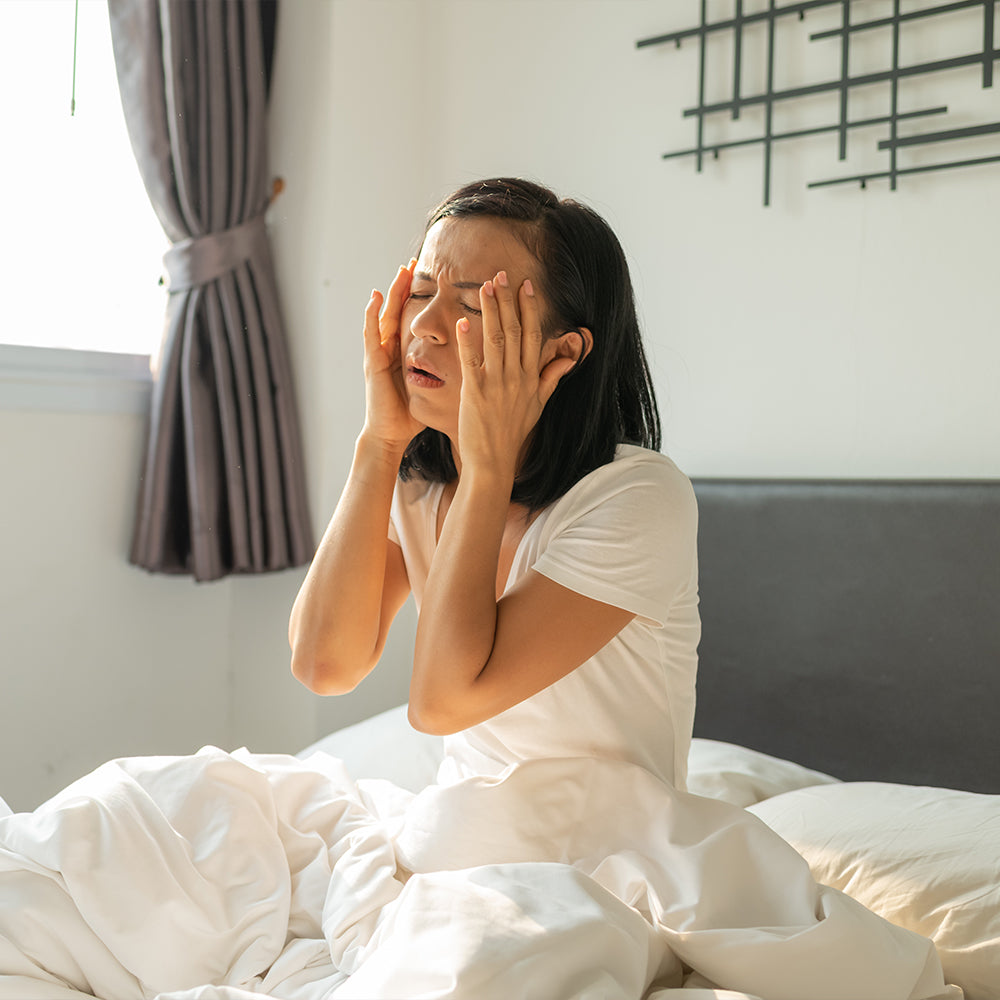 You  wake up tired  instead of refreshed