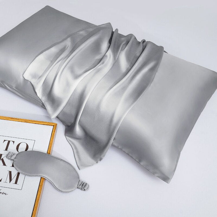 Premium Silk Eye Mask with Silk Pillowcase
