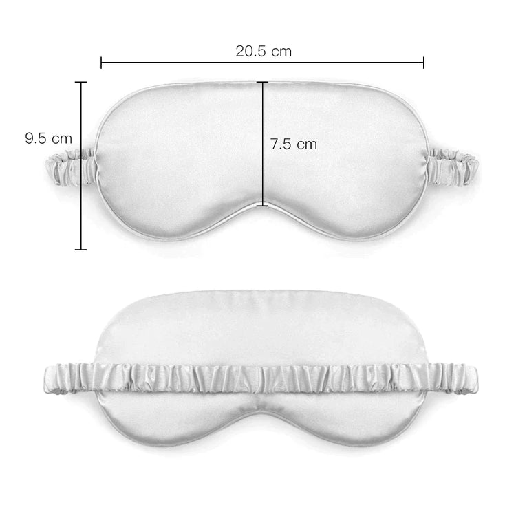 Premium Silk Eye Mask Size Chart